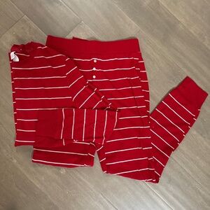 Stars Above Red Striped Pajamas